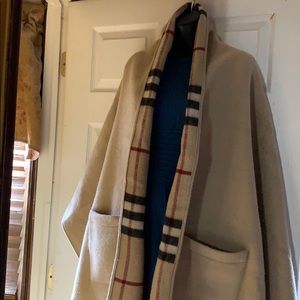 Burberry Reversible Cashmere Blend Scarf/Wrap
